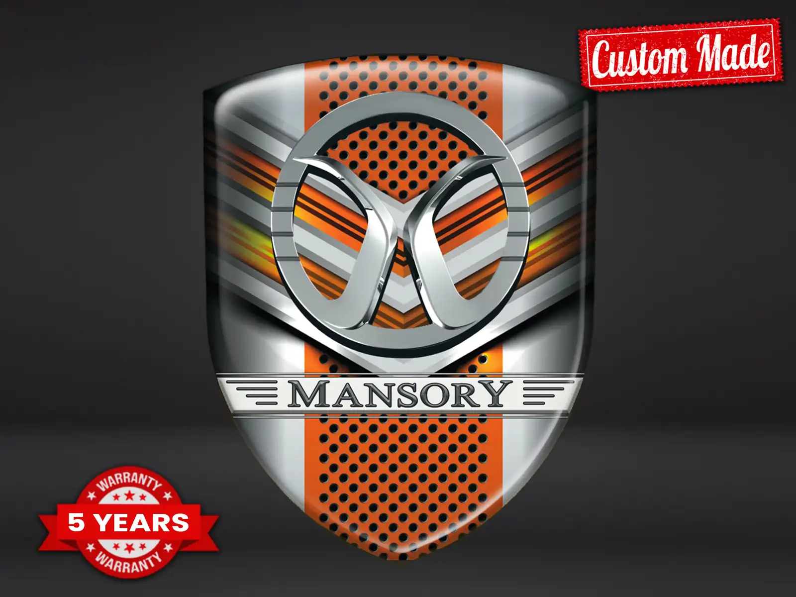 Mansory Logosticker Gedruckt Racing Anpassbar Exklusiv